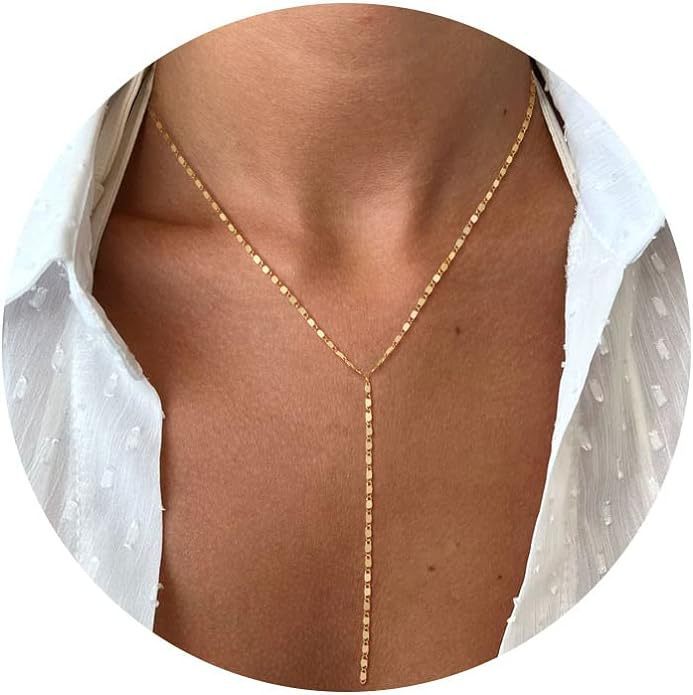 Collana lunga con doppio pendente