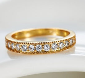 Zircon Wedding Ring