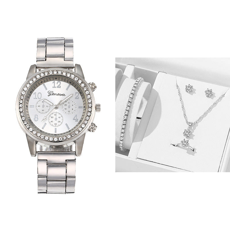 Set Bijoux & Montre Quartz